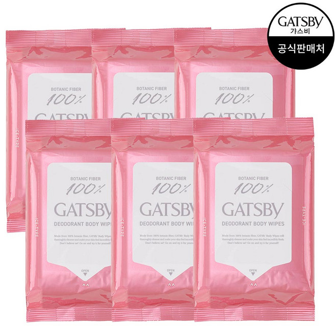 [맨담] 갸스비 바디페이퍼 아이스 피치 30매, 6개, 30매입