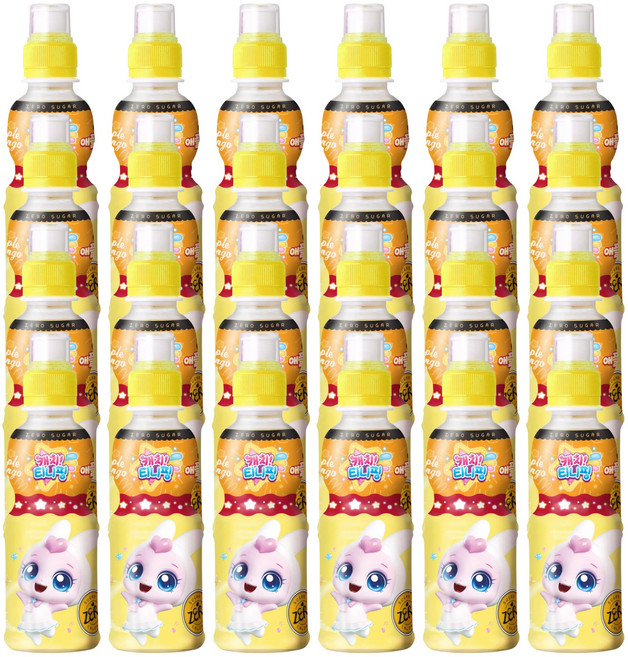 웅진 캐치 티니핑 제로 애플망고 음료, 200ml, 24개