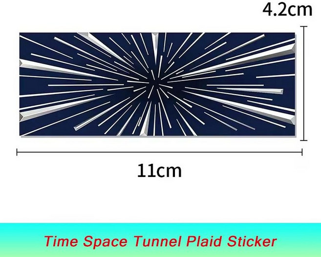 Tesla Plaid Logo 2025 모델 Y Juniper 모델 3 S X 테일 엠블럼 스티커 자동차 액세서리 출시 기념 배지, 02 Time Tunnel, 01 CHINA