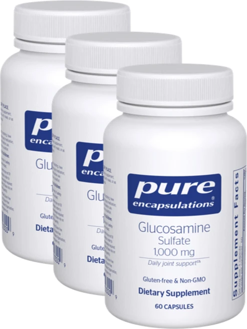 퓨어인캡슐레이션 글루코사민 Sulfate 1 000mg, 3개, 60정 - 쿠팡