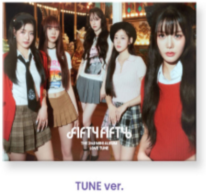 [TUNE튠보라색버전]피프티피프티 FIFTY FIFTY - Love Tune 2집 EP 앨범 FIFTY FIFTY - Love Tune 2nd EP ALBUM