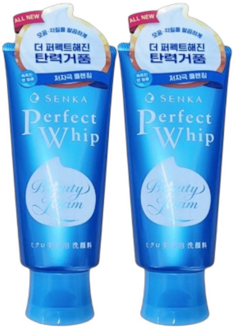 센카 퍼펙트 휩 페이셜 워시 에이 클렌징 폼, 120g, 2개
