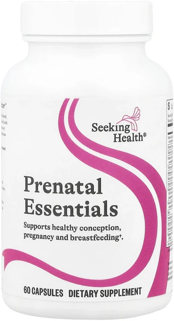 몸관리하세요 겨울입니다 Seeking Health 프리네이틀 에센셜스 캡슐 60정 특별관리진행, SeekingHealth프리네이틀에센셜스캡슐60정, 1개 - 쿠팡