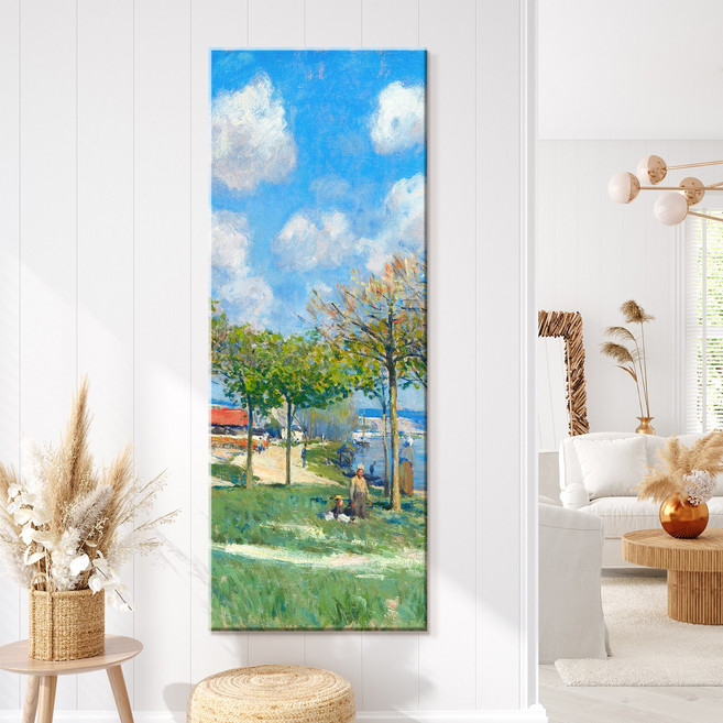 세계인기 명화그림 캔버스액자 41종 대형 와이드 홈카페 인테리어 거실 침실 카페 고흐 모네 그랜마모지스 몬드리안 시슬레 클림트 호퍼, 11. AS-시슬부지발의 센강