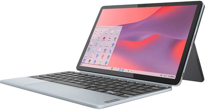 - 아이디어패드 듀엣 3 크롬북 - 11 0인치 2000x1200 터치 투인원 태블릿 - Snapdragon 7cG2-4G RAM - 128G eMMC - 키보드 - 미스티 블루
