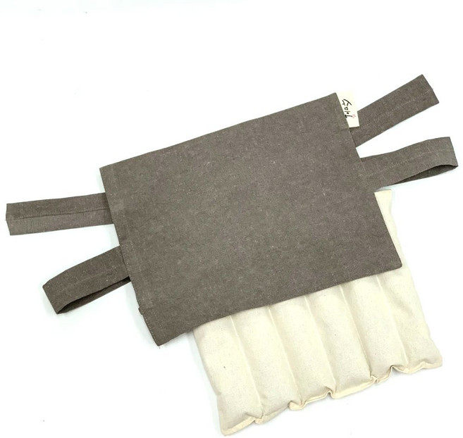 수미인 팥찜질팩+순면커버 선물상사 세트 /어버이날선물/여자친구선물/, 베이지