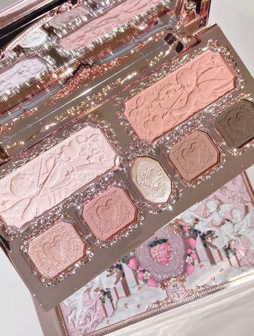 플라워노즈 스트로베리 큐피드 섀도우 팔레트 flowerknows strawberry cupid palette 여친선물, 1개, 01
