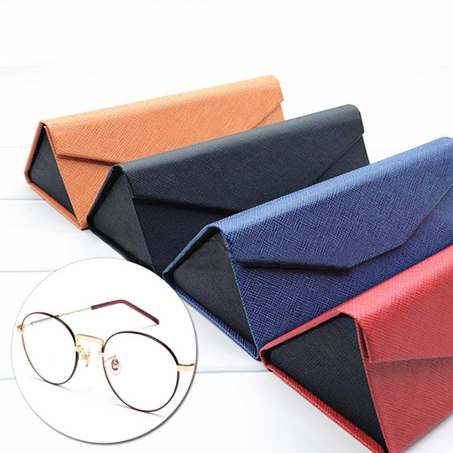 스크레치 방지 휴대간편 접이식 선글라스 케이스 폴딩형 안경집 파우치 2P