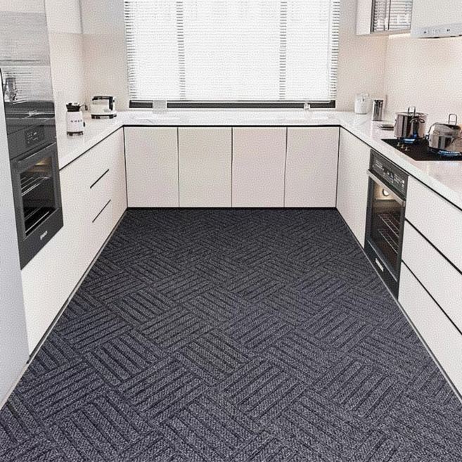 MBH 현관발매트 업소용 출입구 바닥 발매트 사업장 현관 카펫 방음매트, 1개, 그레이