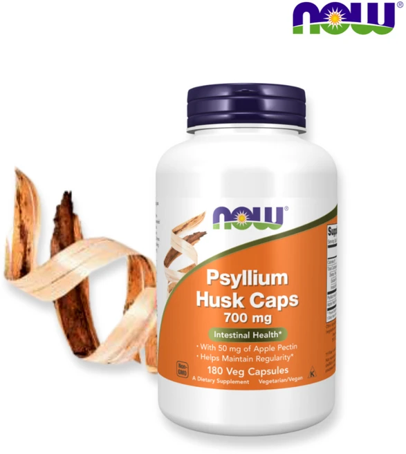 나우 푸드 실리엄 허스크 차전자피 700 mg 180캡슐, 180정, 1개 - 쿠팡