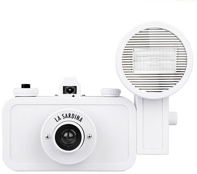 로모그래피 라 사르디나 & 플래시 DIY 에디션 [플래쉬포함] 35mm 필름 사용 로모카메라 필름카메라, 라 사르디나 & 플래시 DIY 에디션  [플래쉬포함], 1개