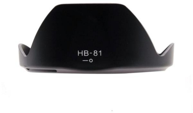 니콘 AF-P DX용 HB-81 VR 총검 렌즈 후드 플라스틱 블랙 10-20mm f/4.5-5.6G, 한개옵션0, 1개