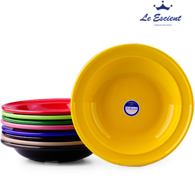 힐로소피 파스타 접시 (대) 스파게티 샐러드 양식 카페 그릇, 퍼플, 1개