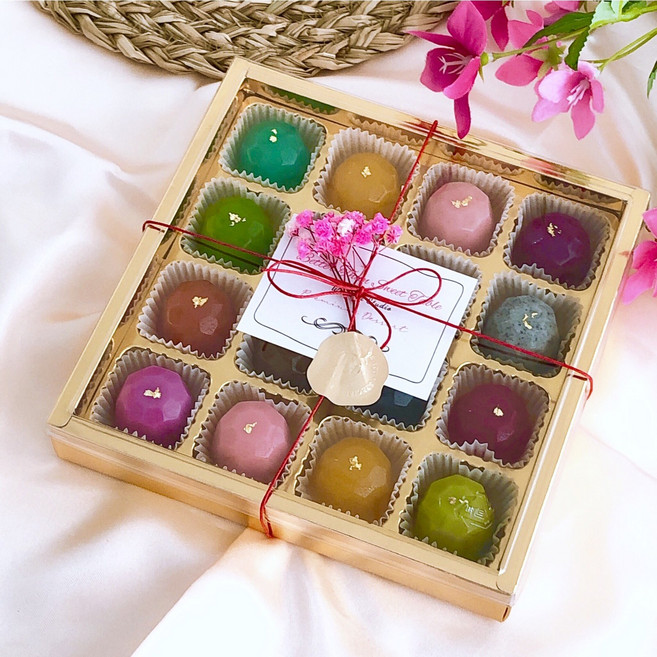 수제 과일 양갱 부모님 할머니 생신 행사 답례품, 16개