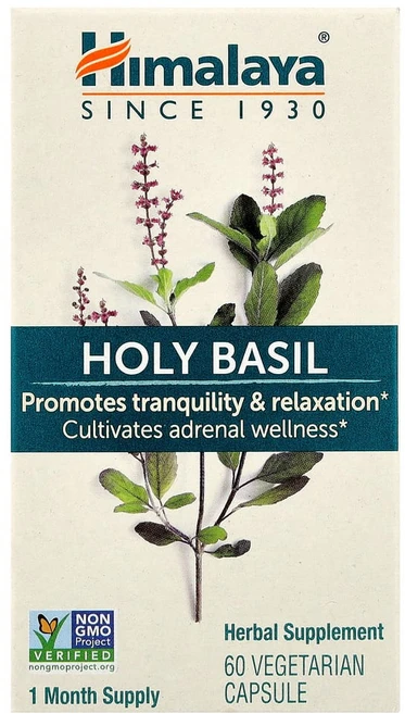 히말라야 홀리 바질 60캡슐 툴라시, 1개, 60정 - 쿠팡