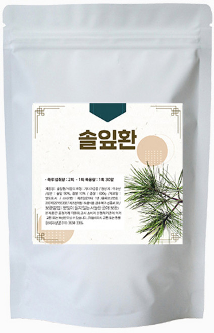 에코스킨 솔잎 환, 600g, 1개