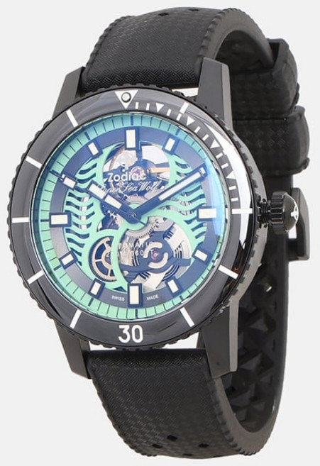 조디악 오토매틱 손목시계 블랙 ZO9318 (관부가세포함가)