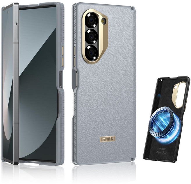 비즈니스 프리미엄 삼성 갤럭시 Z폴드7 케이스 중축 일체형 맥세이프 휴대폰 케이스 범퍼 힌지보호 풀커버