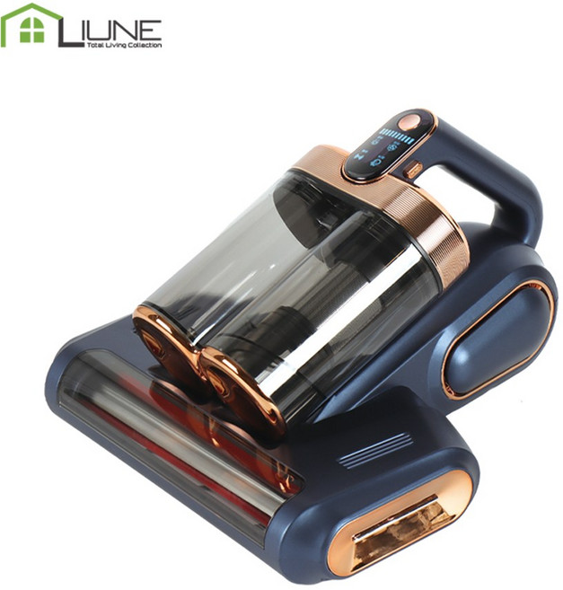 [리우네] UV살균 롤러 무선 침구 청소기, 블루외, Lime-RB8989