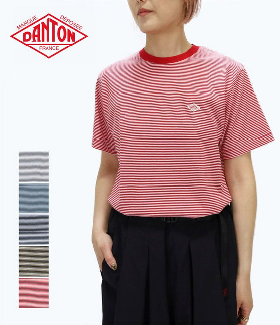 단톤 스트라이프 반팔티 여자 여름 티셔츠 DT-C0195 CVT-ST