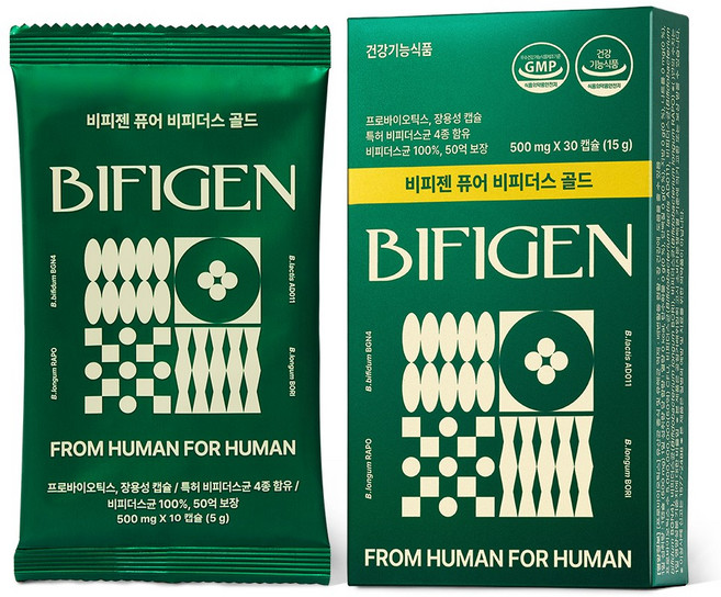 비피젠 퓨어 비피더스 골드 프로바이오틱스 특허균 50억 보장, 1개, 30정