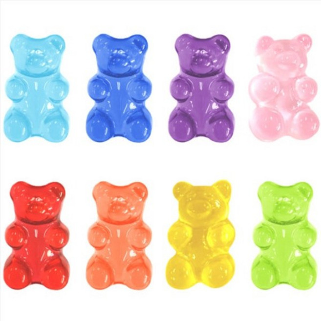 (5개) 젤리모양 곰돌이파츠, 핑크(J63)5pcs 하드형, 1세트, 핑크(J63)5pcs 하드형