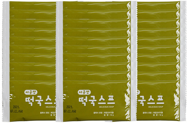 소소락 사골떡국스프 12g, 30개
