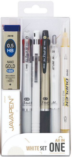 자바/15000 올인원 선물세트 화이트/학생선물