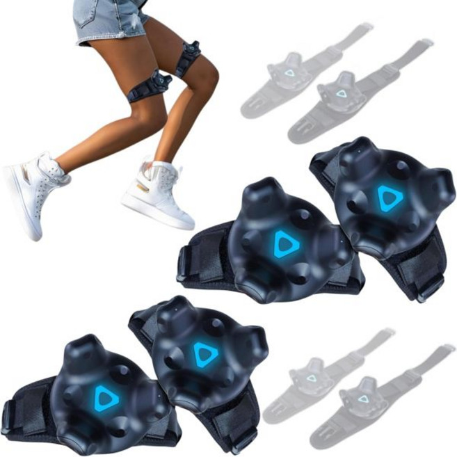 Skywin VR 트래커 벨트 및 스트랩 번들 HTC Vive 시스템 퍽 - 허리와 풀바디 트래킹용 핸드스트랩 (벨트 1개 핸드 2개), 2 Pack, 핸드 스트랩
