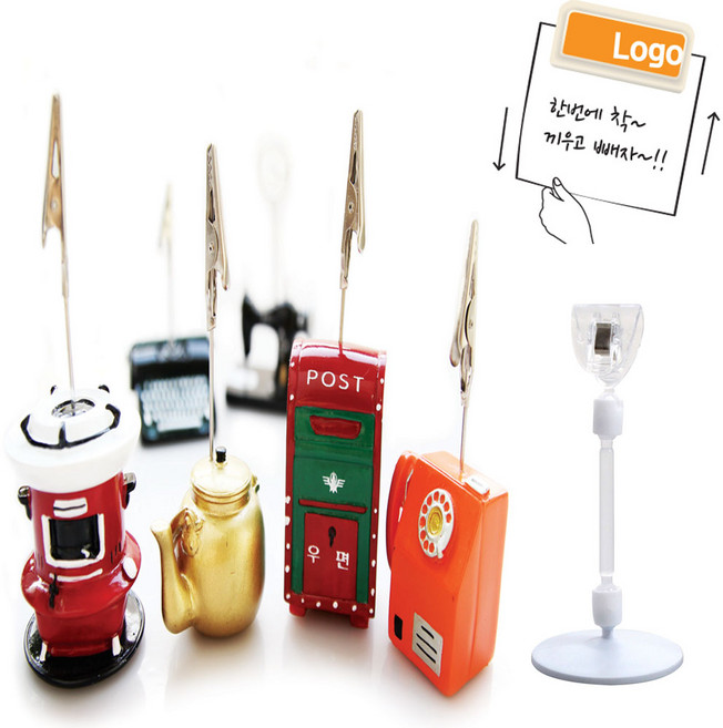 메모클립 메모홀더 쇼클립 스텐꽂이 POP 아크릴집게, 선택36.3967_집게중/꽂이대