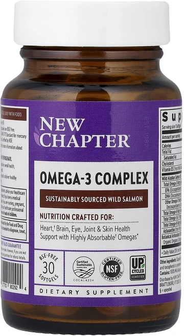 새해 첫좋은선물 New Chapter 오메가3 복합체 BSE 무함유 소프트젤 30정 제대로 할인합니다, NewChapter오메가3복합체BSE무함유소프트젤30정, 1개 - 쿠팡