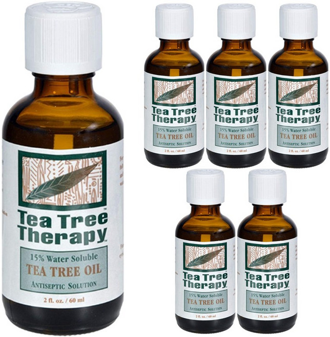 티트리테라피 15% 수용성 티 트리 오일, 60ml, 6개