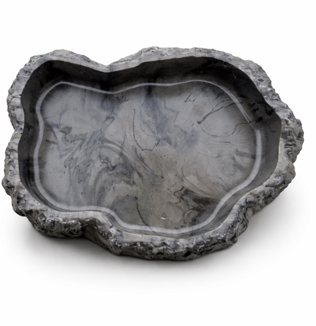 NRC 극사실 연못물그릇 특대사이즈 NR-S20 파충류 소라게 도마뱀 물그릇, 1개, 혼합