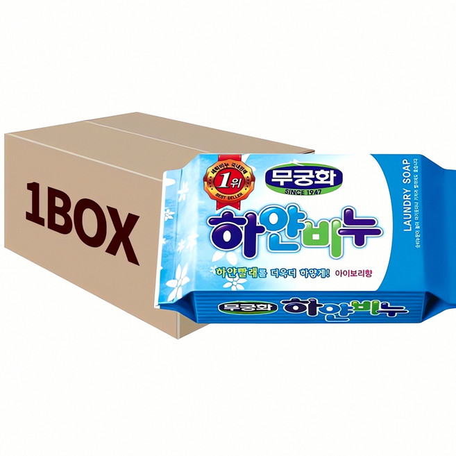 무궁화 하얀 비누 230g. x 32개(1BOX)