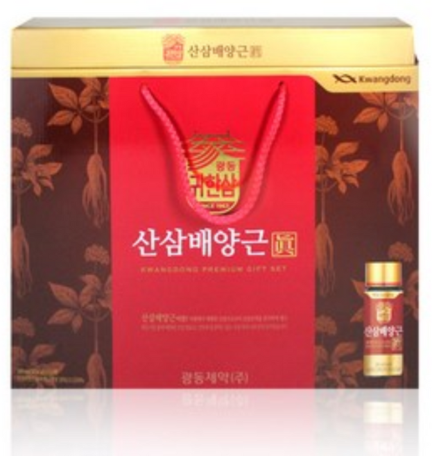 [짝수_선물세트] 광동 산삼배양근진액 100ml 12병x짝수세트 선물포장 손잡이 완비, 1.2L, 6개