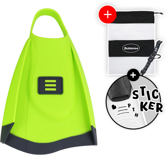 DMC 엘리트맥스 숏핀 수영 오리발 플루오르 + 오리발가방 증정