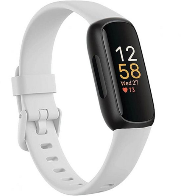 Baaletc Fitbit Inspire 3 밴드와 호환 가능 남성 및 여성용 3용 소프트 실리콘 스포츠 손목 밴드 스트랩 팔찌 소형 대형, ivory_Large:6.7"-8.7" Wrist, Large:6.7"-8.7" Wrist, 아이보리