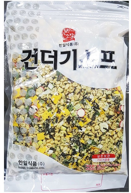 건더기스프 (한일 250g)X12 우동건더기스프/우동건더기/고명/건더기스프, 12개, 250g