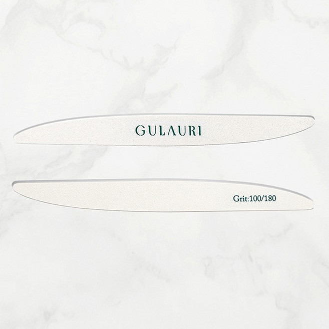 GULAURI 古萊麗 專業級 美甲修型磨棒 100/180 Grit 雙面可用, 1個, 真甲修型棒