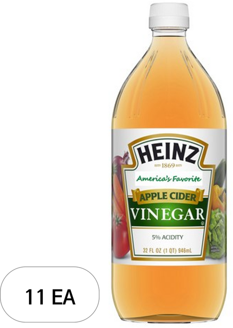 하인즈 애플 사이다 식초, 946ml, 11개