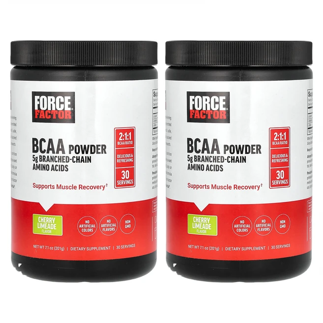 포스팩터 BCAA 파우더 체리 라임에이드 맛 201g X 2통, 2개(201g＋201g) - 쿠팡