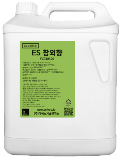 ES식품원료 참외향 FC130520 [1608], 5kg, 5kg, 1개