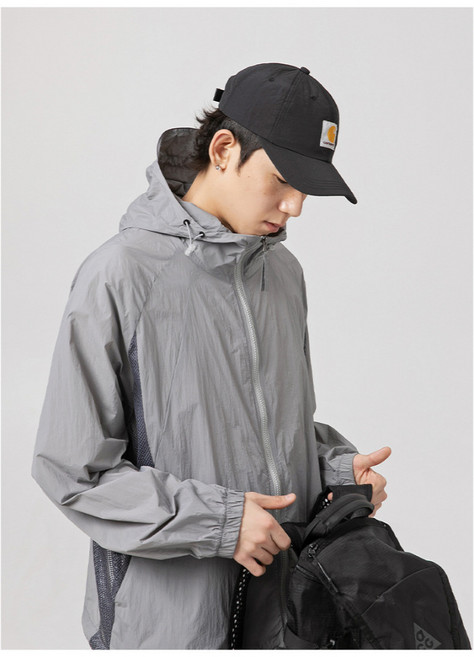 J.Y 山系防曬外套 薄款夏季外套 男女款抗UV登山機車外套 透氣網眼