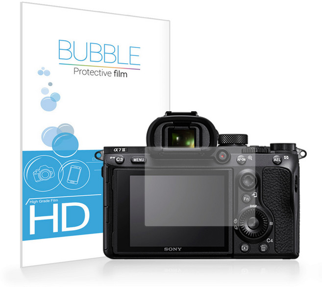 버블 소니 알파 A7M3 A7 III 고투명 액정보호필름, 1개