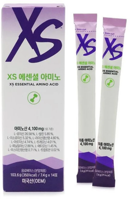 암웨이 XS 에센셜 아미노 스틱(14포)/아미노산/운동전후/수분/영양, 103.6g, 1개 - 쿠팡