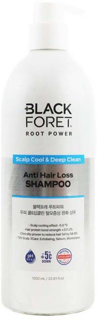 블랙포레 루트파워 두피 쿨앤딥클린 모발 감소샴푸 1050ml 코스트코 약산성 대용량 쿨링 샴푸, 1개, 1.05L
