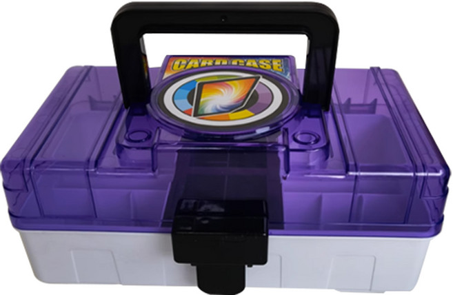 HK.sell 가오레 디스크 대용량 보관케이스, 퍼플, 1개