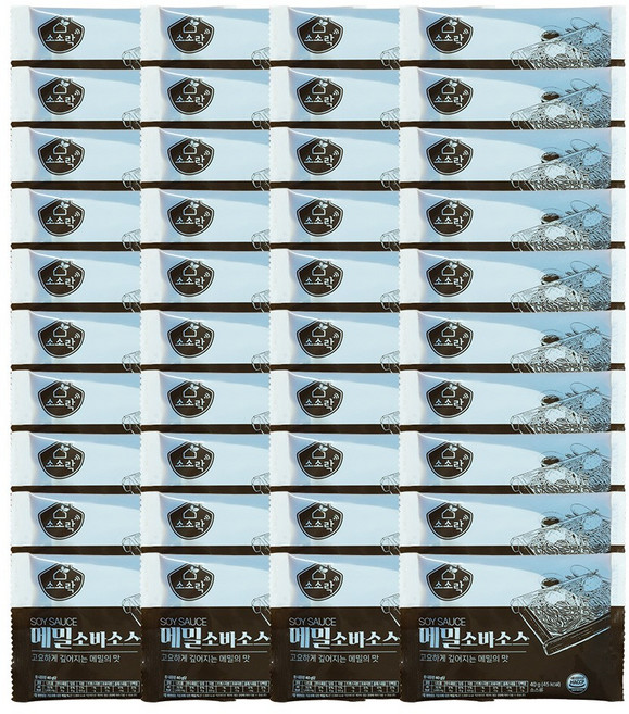 소소락 메밀소바소스 40봉, 40g, 40개