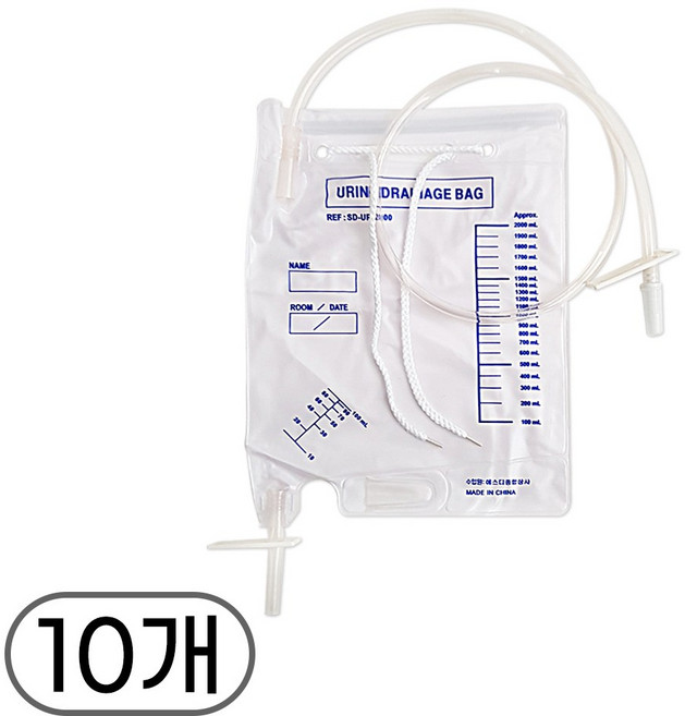 SD-UR-2000 / 1700 유린백 UrineBag 소변백, 10개