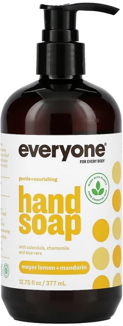 이오 에브리원 핸드 솝 메이어 레몬 앤 만다린, 377ml, 1개 - 쿠팡